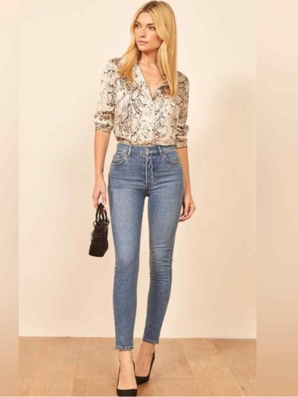 Reformation High-Rise Skinny Jeans